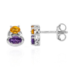 Amethyst Silver Earrings