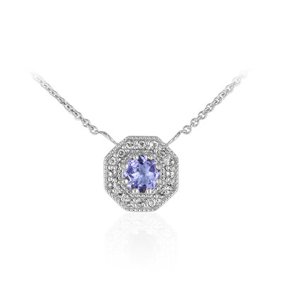 Tanzanite Silver Necklace