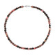 Rhodonite Silver Necklace