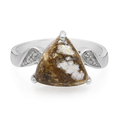 Magnesite Silver Ring