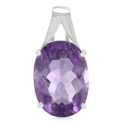 Spanish Pink Fluorite Silver Pendant