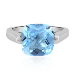Sky Blue Topaz Silver Ring