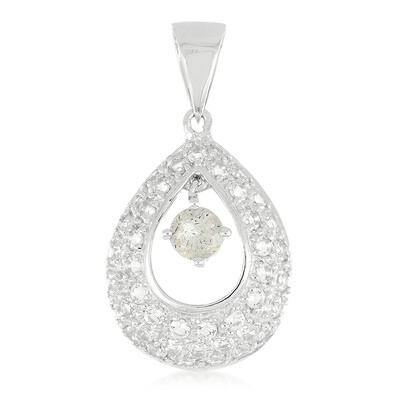 Romanian Spectrolite Silver Pendant