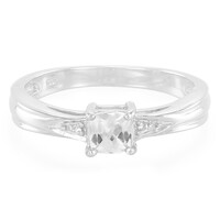 Goshenite Silver Ring