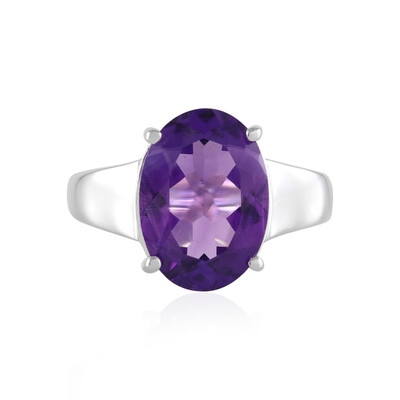 Siberian Amethyst Silver Ring