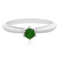 Russian Diopside Silver Ring