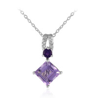 Amethyst Silver Necklace