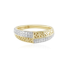 9K I1 (I) Diamond Gold Ring (Ornaments by de Melo)