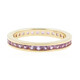 9K Unheated Ceylon Purple Sapphire Gold Ring