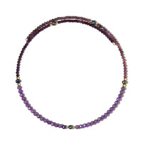 Mozambique Ruby Steel Choker (Riya)
