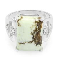 Magnesite Silver Ring
