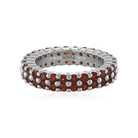 Mozambique Garnet Silver Ring