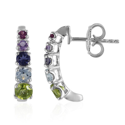 Peridot Silver Earrings