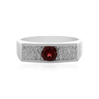 Rhodolite Silver Ring