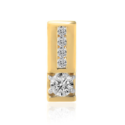 18K IF (D) Diamond Gold Pendant (Annette)