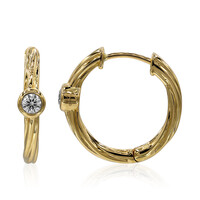 14K IF (D) Diamond Gold Earrings
