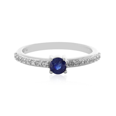Blue Sapphire Silver Ring