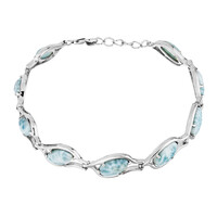 Larimar Silver Bracelet