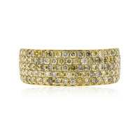 14K SI2 Fancy Diamond Gold Ring (CIRARI)
