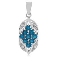 Royal Blue Apatite Silver Pendant