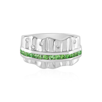 Tanzanian Tsavorite Silver Ring (de Melo)