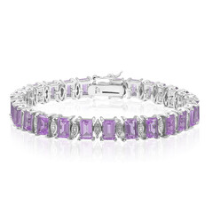 Amethyst Silver Bracelet