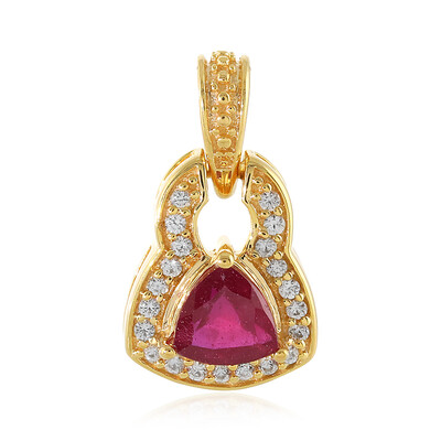 Madagascar Ruby Silver Pendant