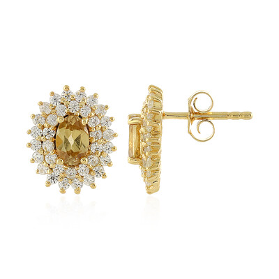 Vibhor Zircon Silver Earrings
