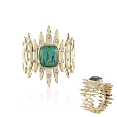 14K Brazilian Tourmaline Gold Ring (de Melo)