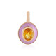 Citrine Silver Pendant (Adela Silber)