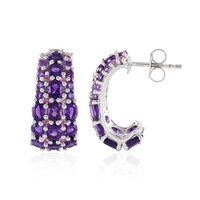 Amethyst Silver Earrings (de Melo)