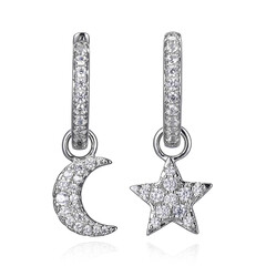 Zircon Silver Earrings