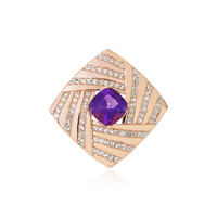 Amethyst Silver Pendant