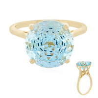 9K Capri Topaz Gold Ring (PHANTASIA)