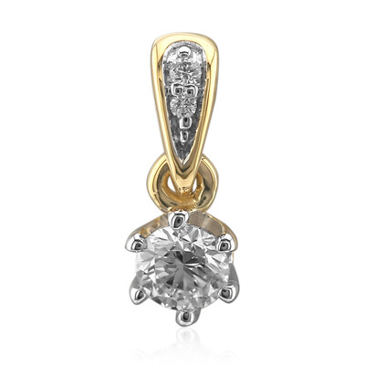 14K IF (D) Diamond Gold Pendant (Annette)