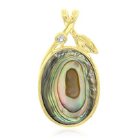 Abalone Shell Silver Pendant