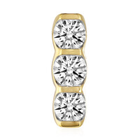 14K SI1 (G) Diamond Gold Pendant