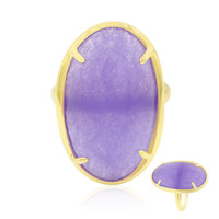Lavender Jade Silver Ring