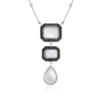 Mother of Pearl Silver Necklace (Dallas Prince Designs)