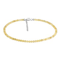 Rutile Quartz Silver Necklace