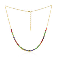 Madagascar Ruby Silver Necklace