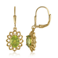 Peridot Silver Earrings