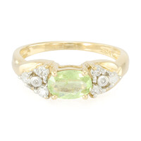 9K Paraiba Tourmaline Gold Ring