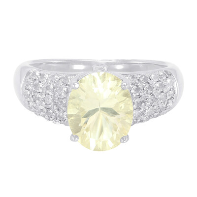 Sunstone Silver Ring