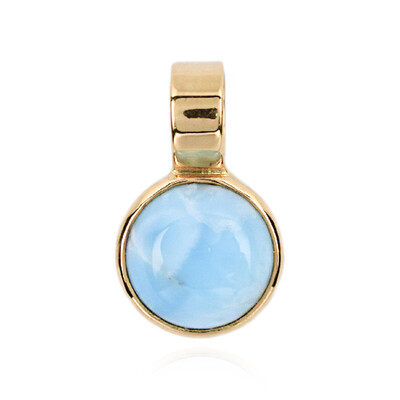 Larimar Silver Pendant
