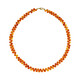 Carnelian Silver Necklace (CUSTODANA)