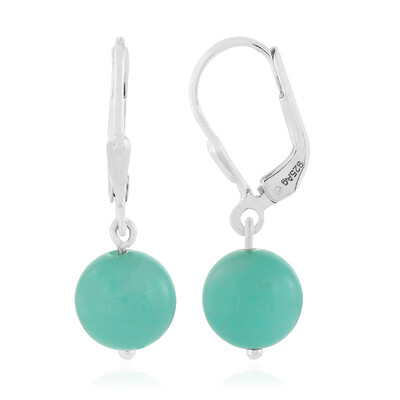 Amazonite Silver Earrings