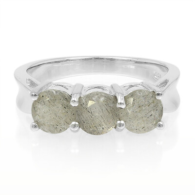 Romanian Spectrolite Silver Ring