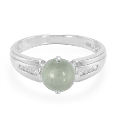Aquamarine Silver Ring