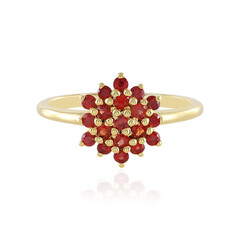 Tanzanian Ruby Silver Ring